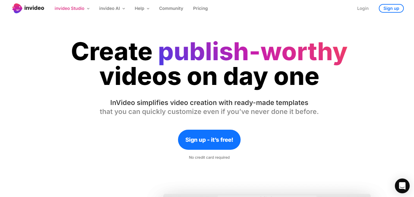 InVideo AI Online Video Editor