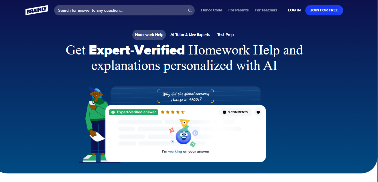 Brainly AI Best AI Tool for Students and Learners