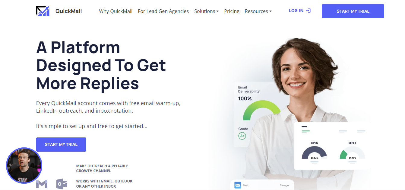 QuickMail best AI email writing software